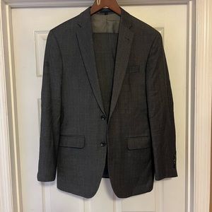 Jos A Bank charcoal suit